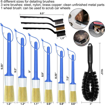 Cleanett Car Detailing Brush Set